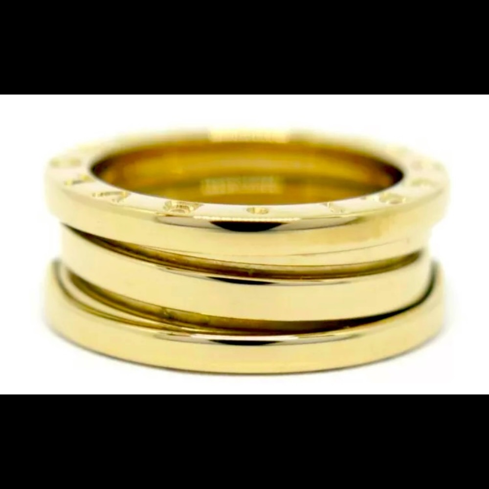 Bulgari B zero ring 49 sz 4.75-5 US 18 k YG